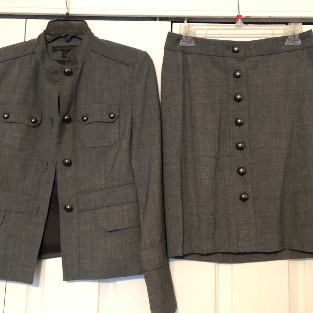 Gray suit